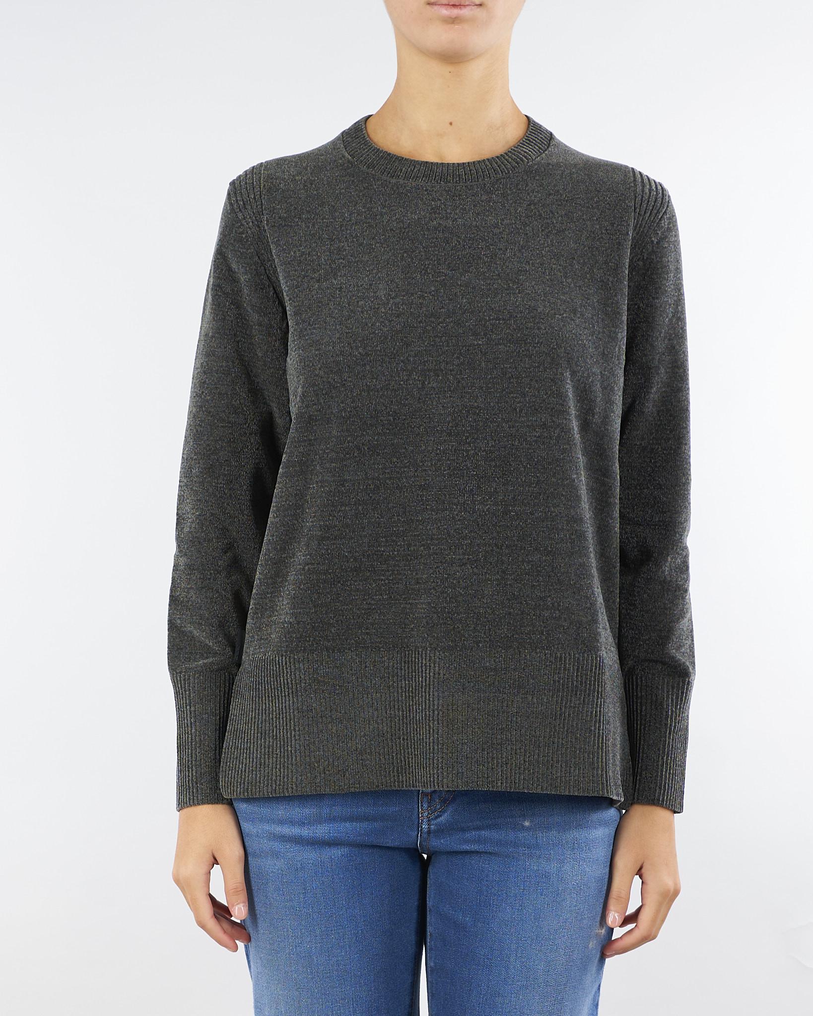 Maglia Verde Velvet Vent Round Wom Knit W25632 11 RRD 