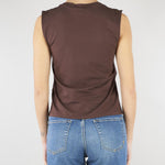 Top Cioccolato in jersey con pizzo RA6152J5003 90913 BLUGIRL 