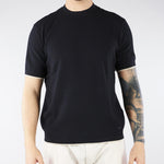 Maglia Nero in cotone con motivo chevron EM005529AF25257 FB167 EMPORIO ARMANI 