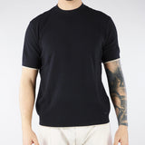 Maglia Nero in cotone con motivo chevron EM005529AF25257 FB167 EMPORIO ARMANI 