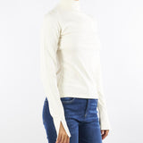 Maglia lupetto Panna in viscosa stretch RF5271MA41R 14300 BLUGIRL 