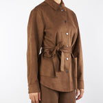 Giacca camicia Caramello in jersey BRESCIA 1 PENNY BLACK 