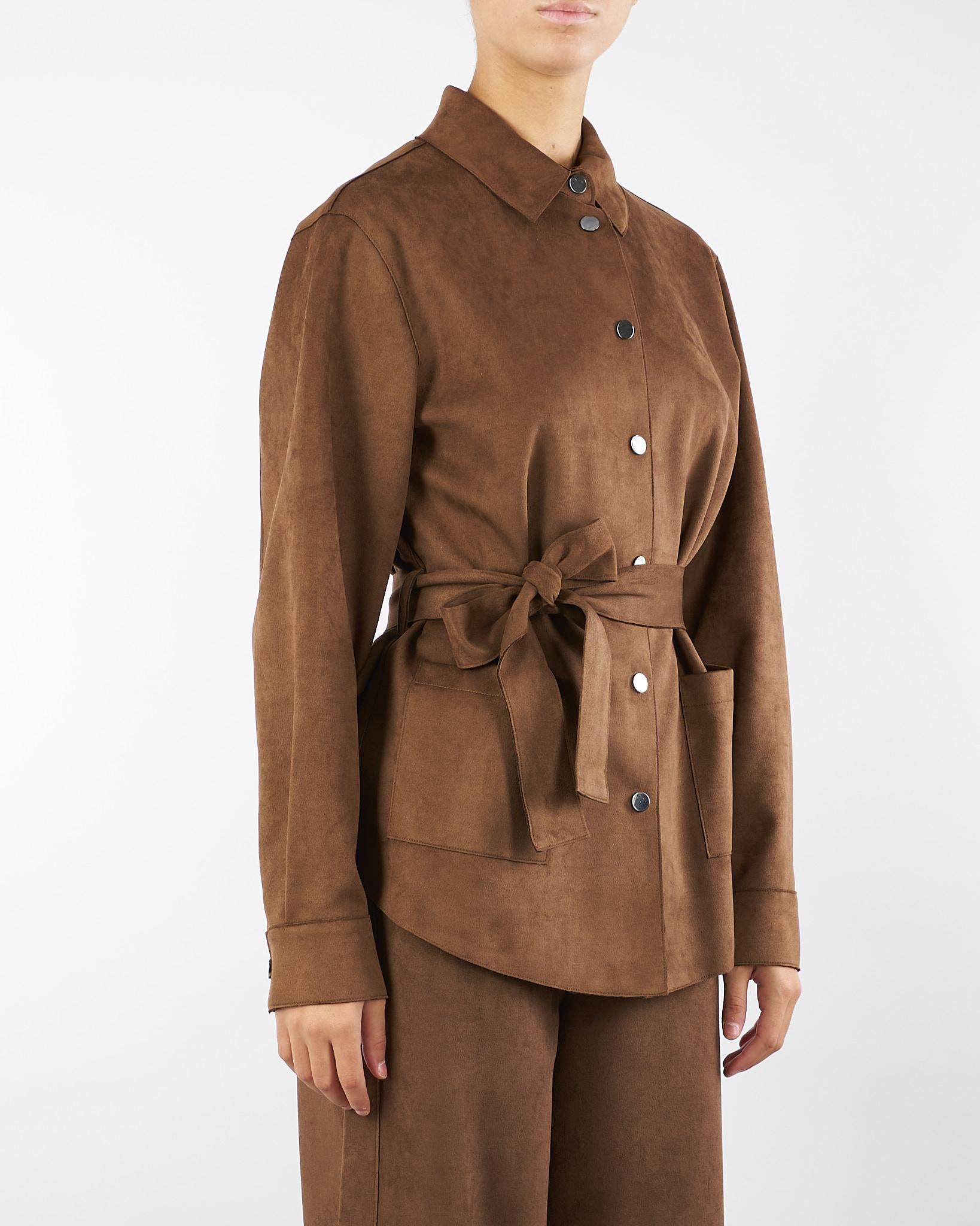 Giacca camicia Caramello in jersey BRESCIA 1 PENNY BLACK 