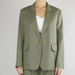 Blazer Verde con bordi sfrangiati TAB0049 17 VICOLO 