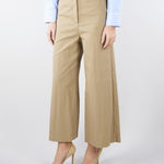 Pantalone Beige in gabardina WKDRONCO 2 MAX MARA WEEKEND 