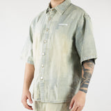 Camicia Denim Patchwork Oversize HTEM581001 315 ACUPUNCTURE 