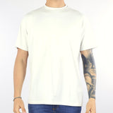 T-shirt Grigio Perla in cotone stretch Relaxed fit