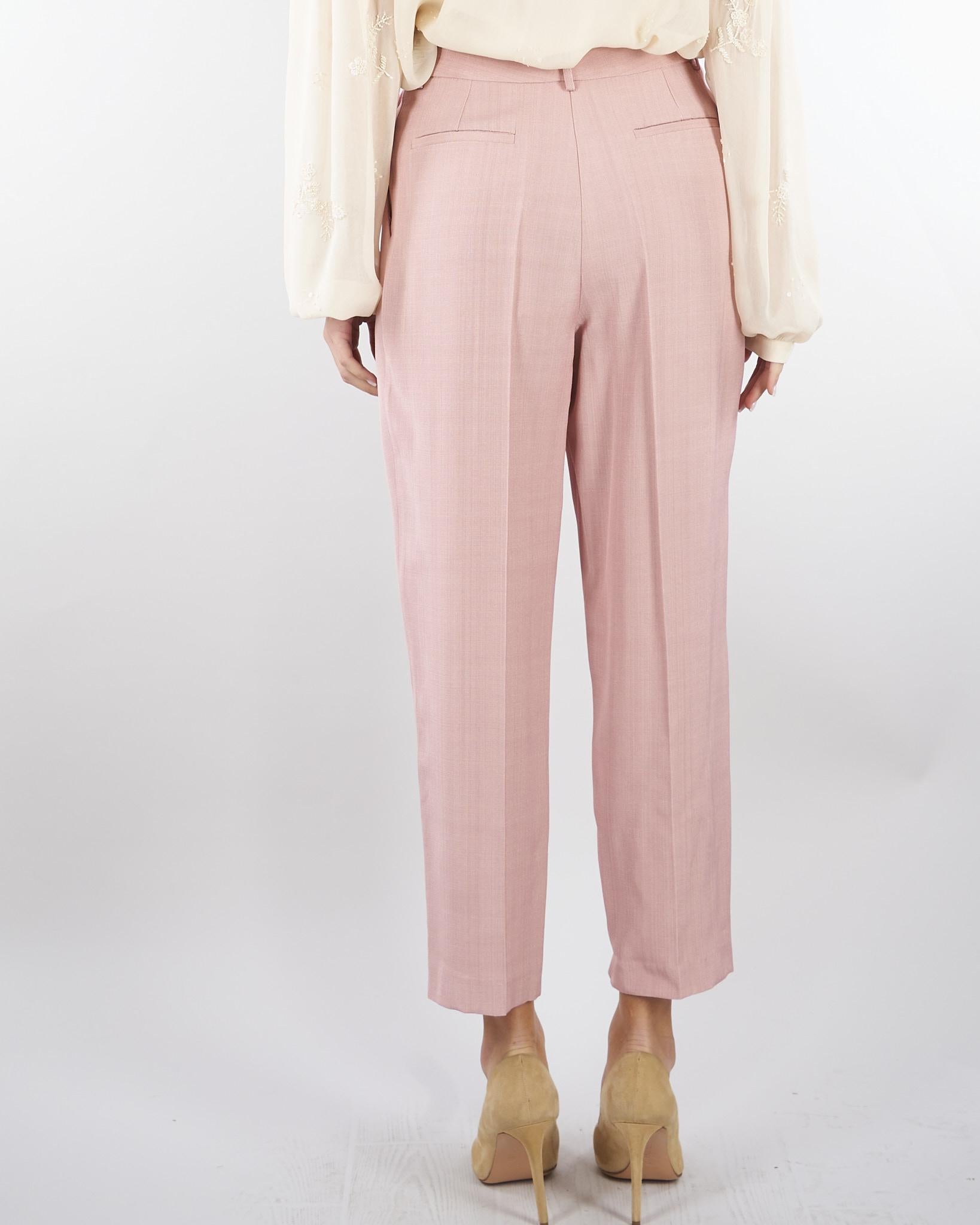 Pantalone Rosa con pences M6PW00 423 MEIMEIJ 