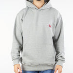 Felpa Grigio con logo e cappuccio F5PKUAHS173 101 A PAPER KID 