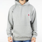 Felpa Grigio con logo e cappuccio F5PKUAHS173 101 A PAPER KID 