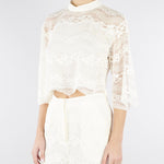 Blusa Burro in pizzo macramè TP2900 59 TWIN SET 