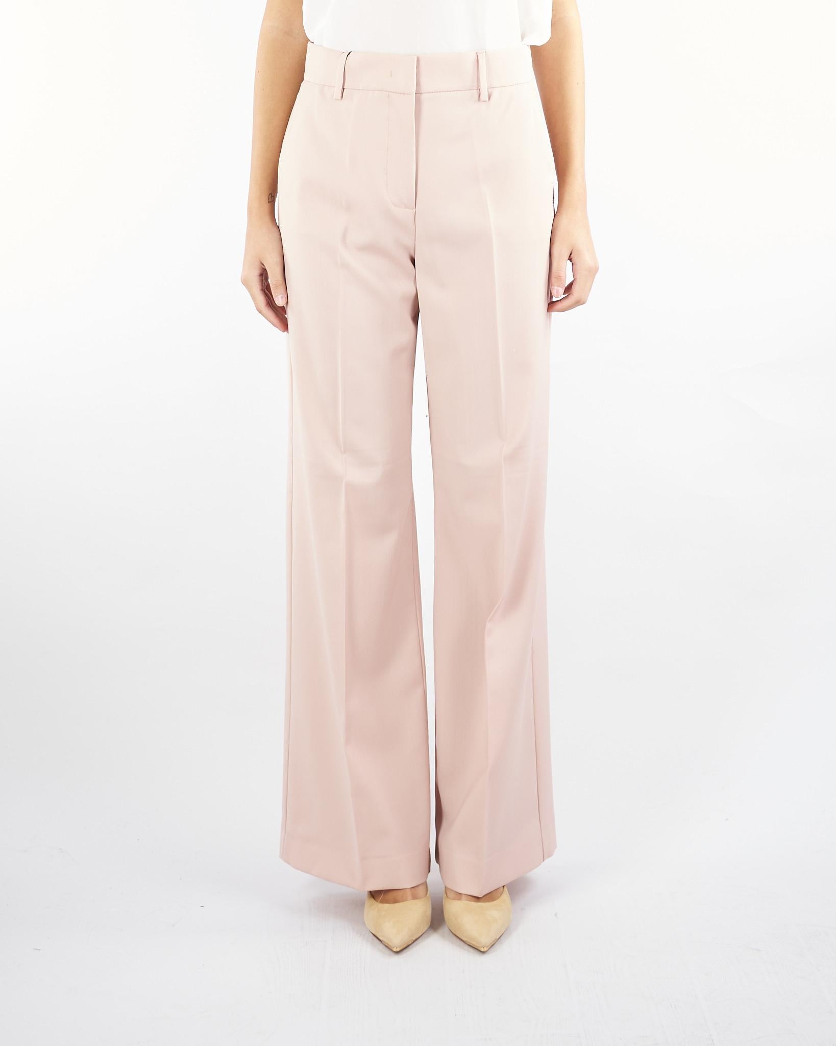 Pantalone Rosa palazzo in lana VISIVO 4 MAX MARA WEEKEND 