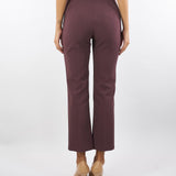 Pantaloni Merlot in doppio crêpe PA10856E2 EA4 ELISABETTA FRANCHI 