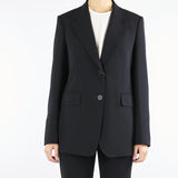 Blazer Nero monopetto in cady LINZ 1 MAX MARA STUDIO 