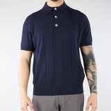 Polo in maglia Blu a costa piatta 4032M508263312 89 MANUEL RITZ 