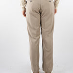 Pantalone Taupe gamba dritta crop fit PA3683 35 I'M BRIAN 