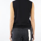 Top Nero in filato di viscosa stretch NAZIONE 14 MAX MARA WEEKEND 