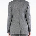 Blazer Nero-Bianco doppiopetto in jersey BOSH 2 MAX MARA STUDIO 