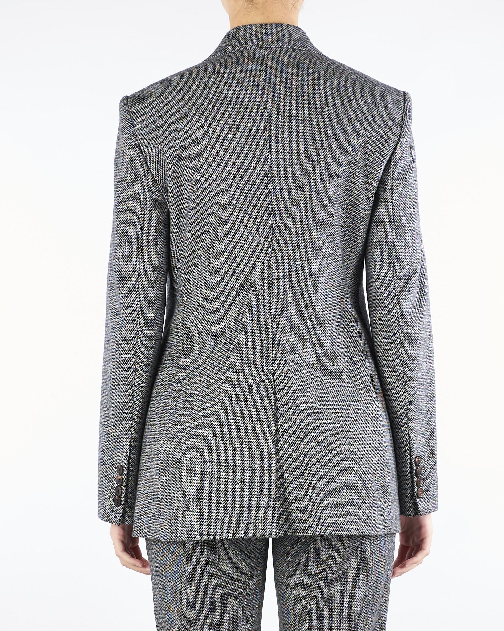Blazer Nero-Bianco doppiopetto in jersey BOSH 2 MAX MARA STUDIO 