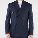Giacca Blu doppiopetto Relaxed fit B6AB0020 89M AMARANTO 