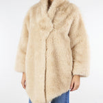 Parka in ecopelliccia Crema Pepe PEPE 642 NENETTE 