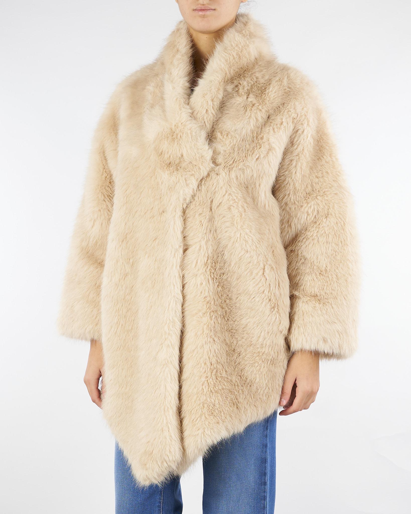 Parka in ecopelliccia Crema Pepe PEPE 642 NENETTE 