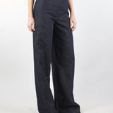 Pantalone in cotone e lino