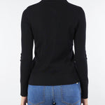 Maglia polo Nero a costine Maby MABY 700 NENETTE 