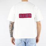 T-shirt boxy Bianco con stampa 'Malafemmena' sul retro MAU3DICI02 01 3DICI 