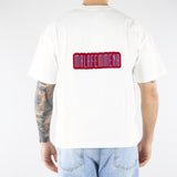 T-shirt boxy Bianco con stampa 'Malafemmena' sul retro MAU3DICI02 01 3DICI 