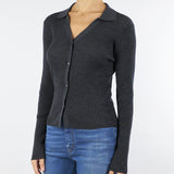 Cardigan Antracite in lana super light NIAS 4 MARELLA 