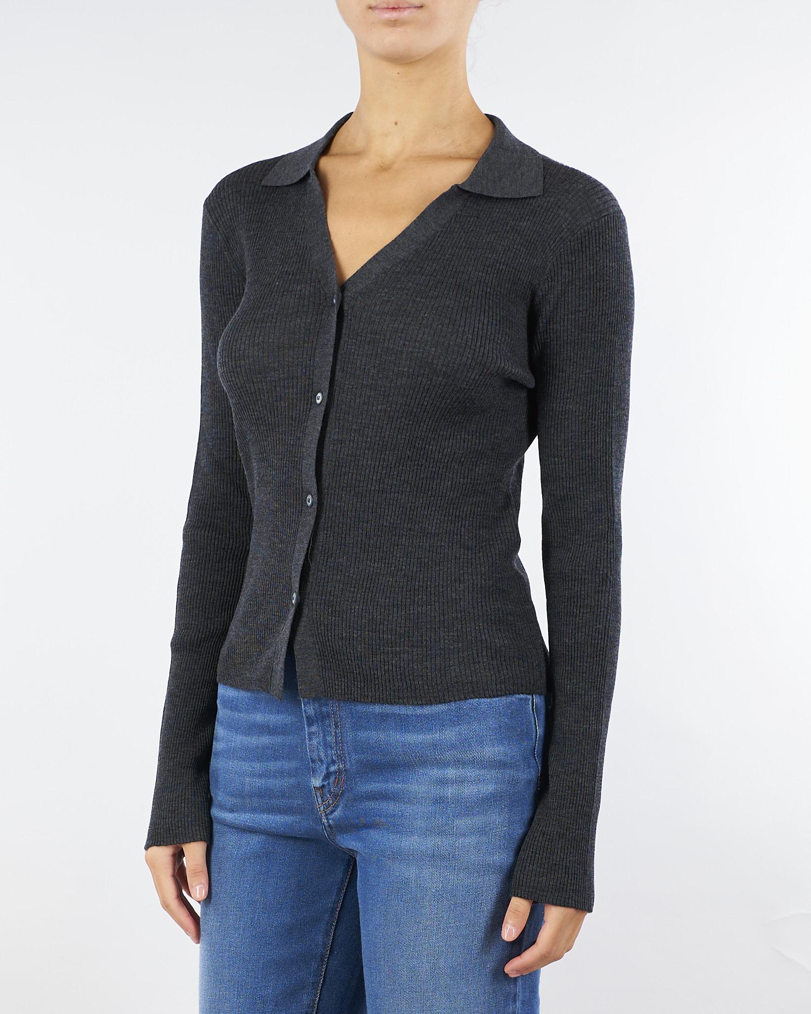 Cardigan Antracite in lana super light NIAS 4 MARELLA 