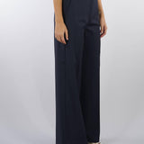 Pantalone palazzo in tela di lana Max Mara Weekend