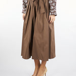 Gonna midi Terra di taffetà ZARDA 19 MAX MARA WEEKEND 