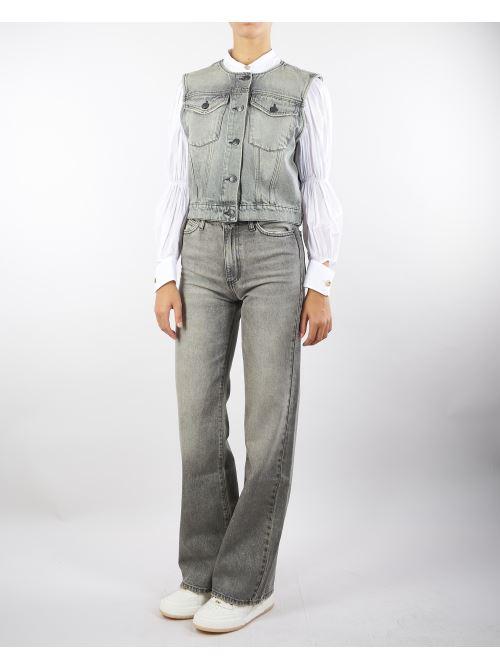 Jeans Zeno Grigio con Glitter DF5051 90 VICOLO 