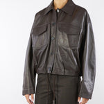 Bomber Moro in vera pelle TF0272 69 VICOLO 