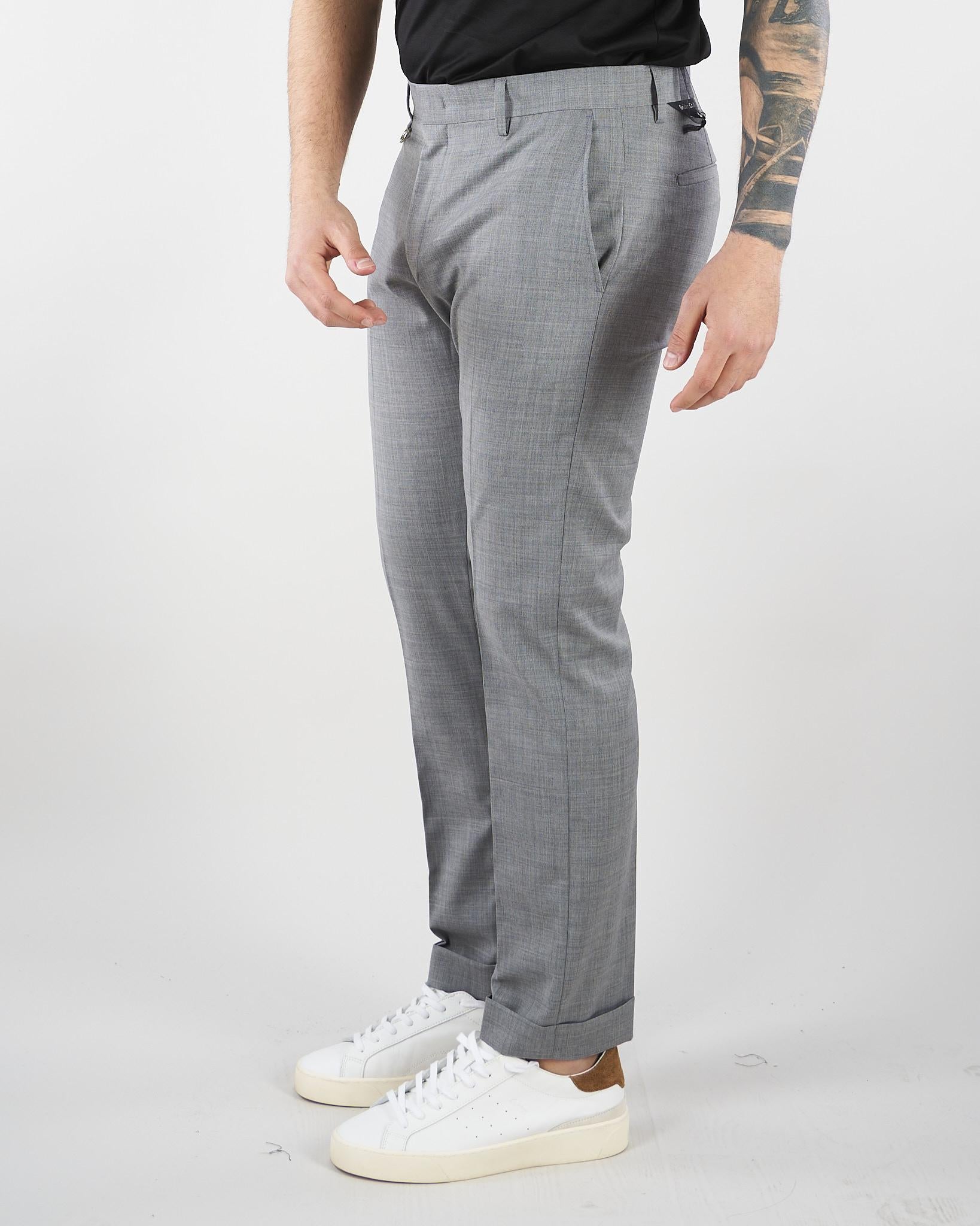 Pantalone Roxy Grigio in fresco lana GC1PSS266889 N013 GOLDEN CRAFT 