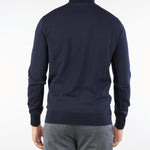 Maglia Dolcevita Blu in pura lana merinos finezza 16 A003F001 6462 PAOLO PECORA 