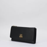 Portafoglio in materiale sintetico con scudetto in metallo Elisabetta Franchi