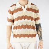 Maglia Polo Crema-Coccio S6PKMAKP073 200 A PAPER KID 