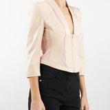 Giacca corta in ecopelle Nenette