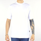 T-shirt Bianco in cotone elasticizzato