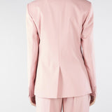 Blazer Rosa doppiopetto in lana stretch WKDZINNIA 4 MAX MARA WEEKEND 