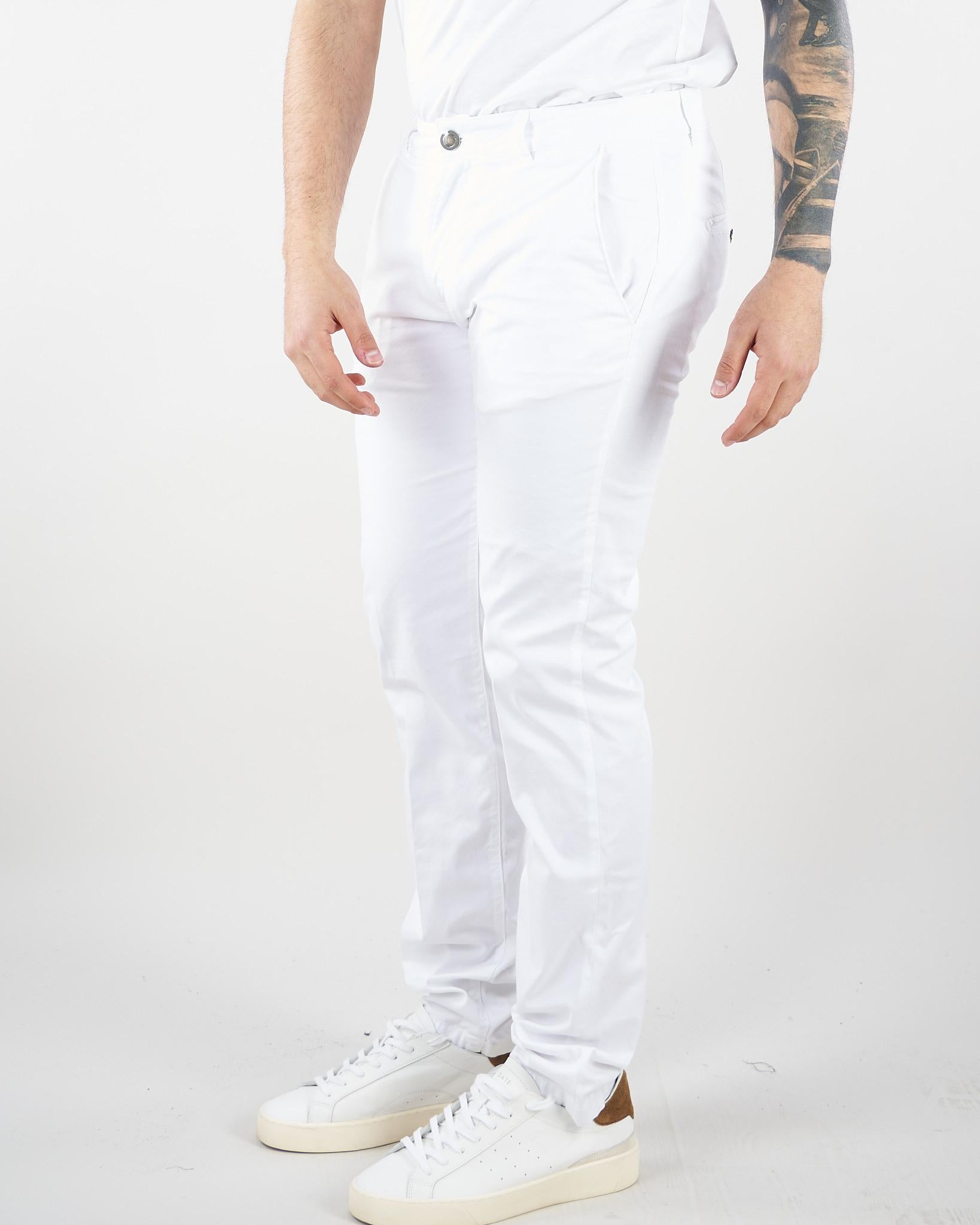 Pantalone Bianco in cotone con tasche america CHINOSREY17T246 1 CAMOUFLAGE 