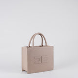 Tote piccola con impunture a contrasto