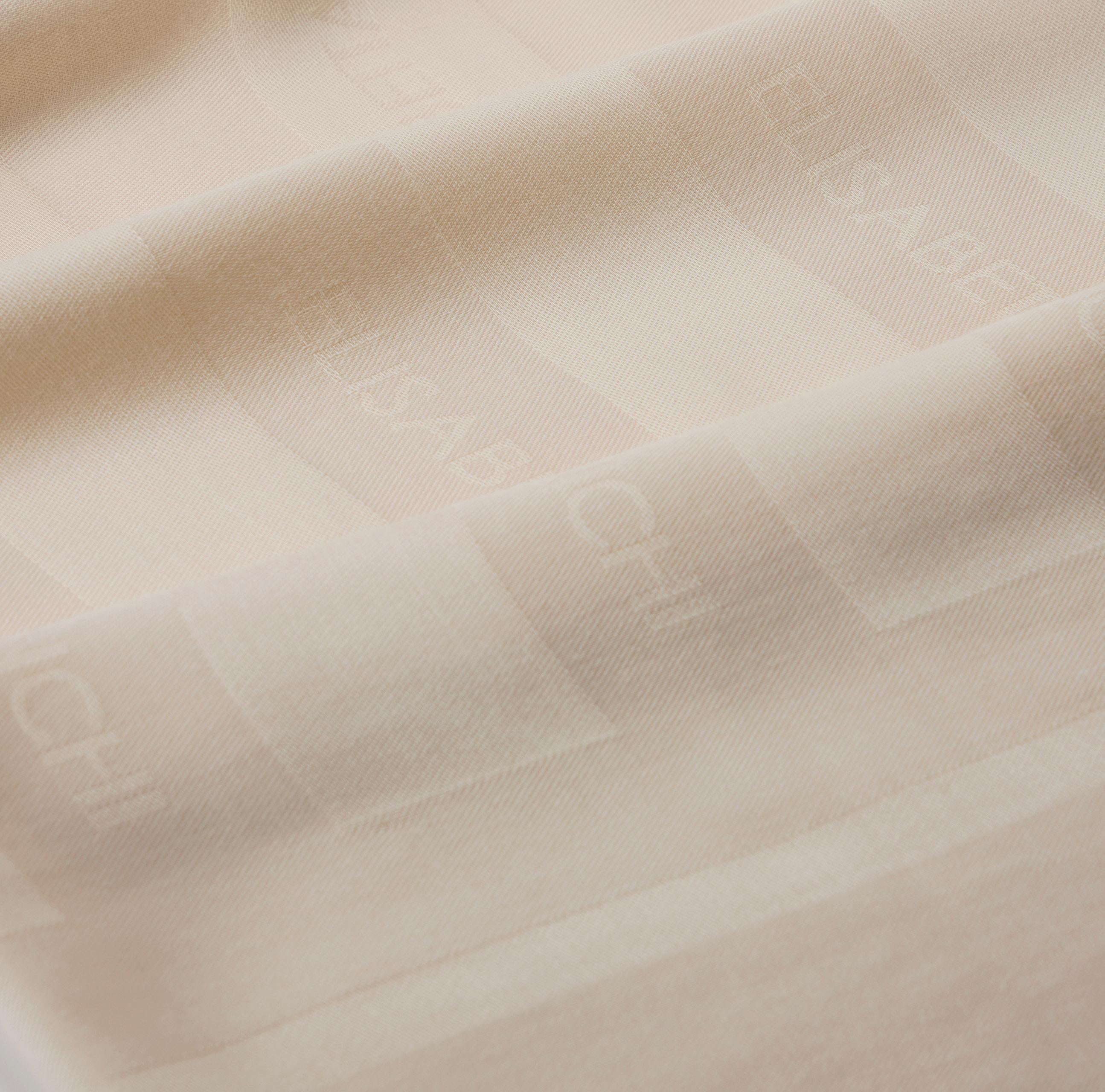 Foulard Burro in viscosa e modal con righe jacquard SC14F61E2 193 ELISABETTA FRANCHI 