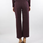 Jeans Merlot in drill di cotone PJ04D56E2 EA4 ELISABETTA FRANCHI 