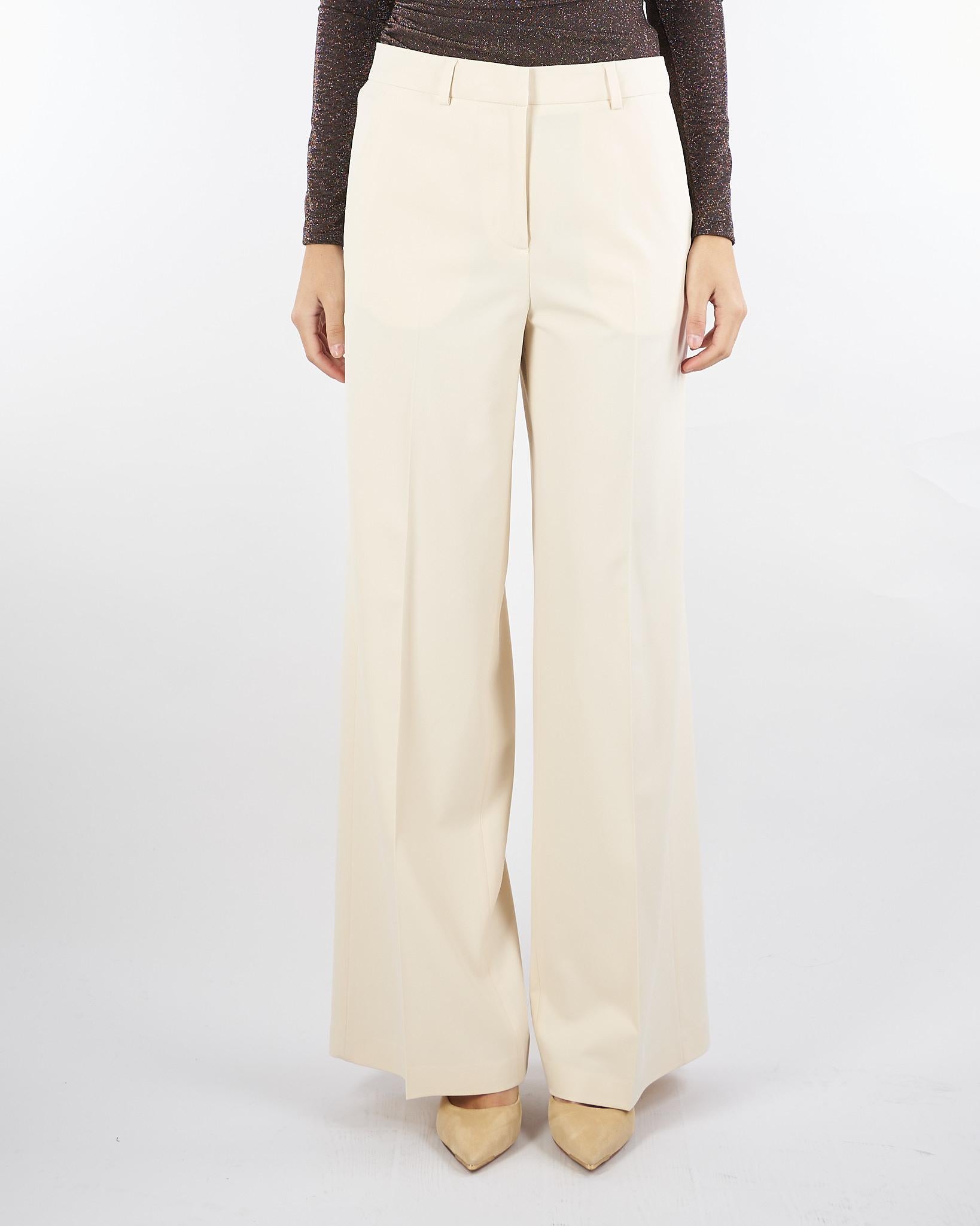 Pantaloni Burro ampi in flanella RF5090T5771 10110 BLUGIRL 