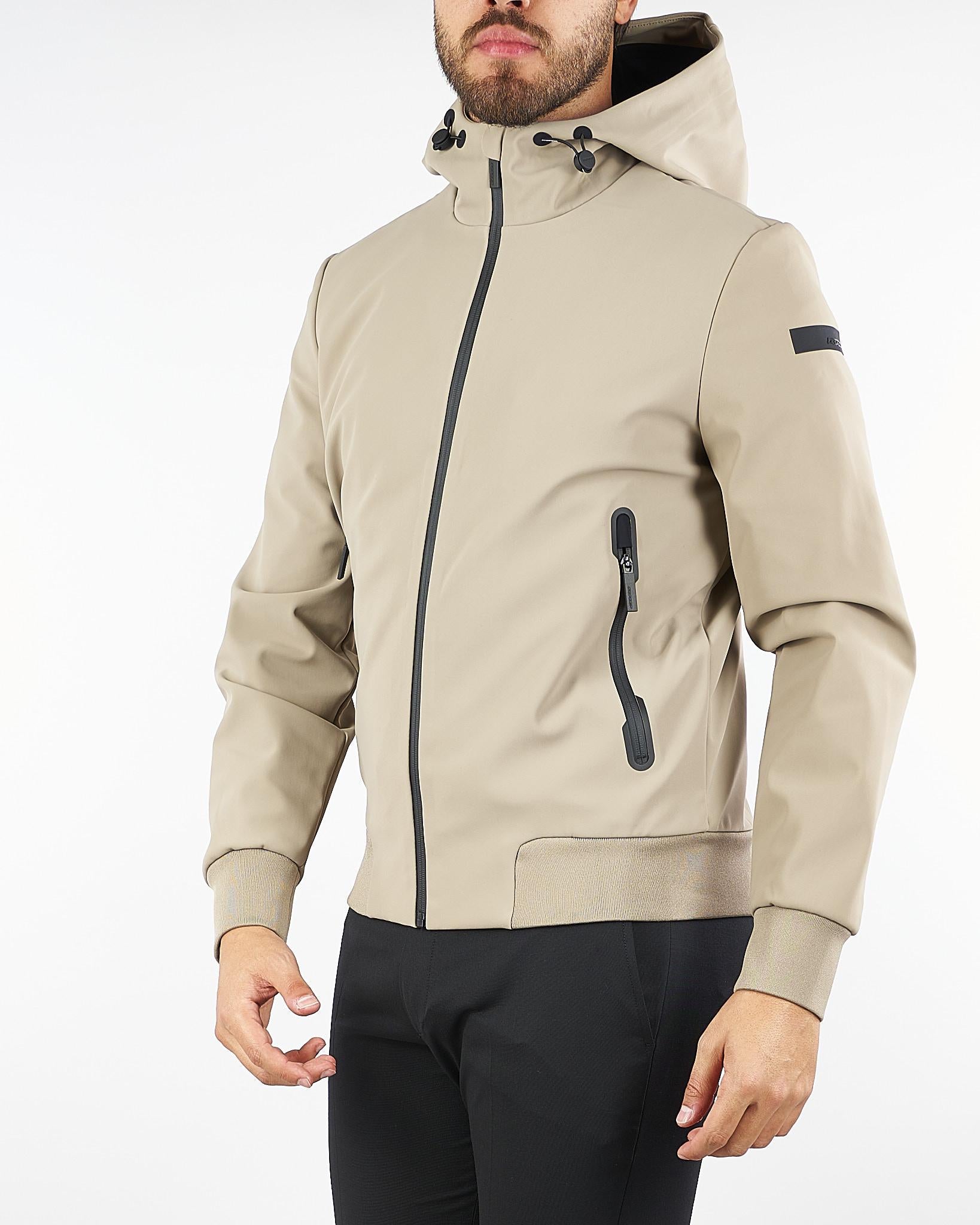 Giubbotto Beige Surflex Winter Thermo Hood Zip Jkt W25044 87 RRD 