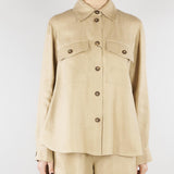 Giacca Sabbia Workwear in lino WKIPOMPOSA 1 MAX MARA WEEKEND 